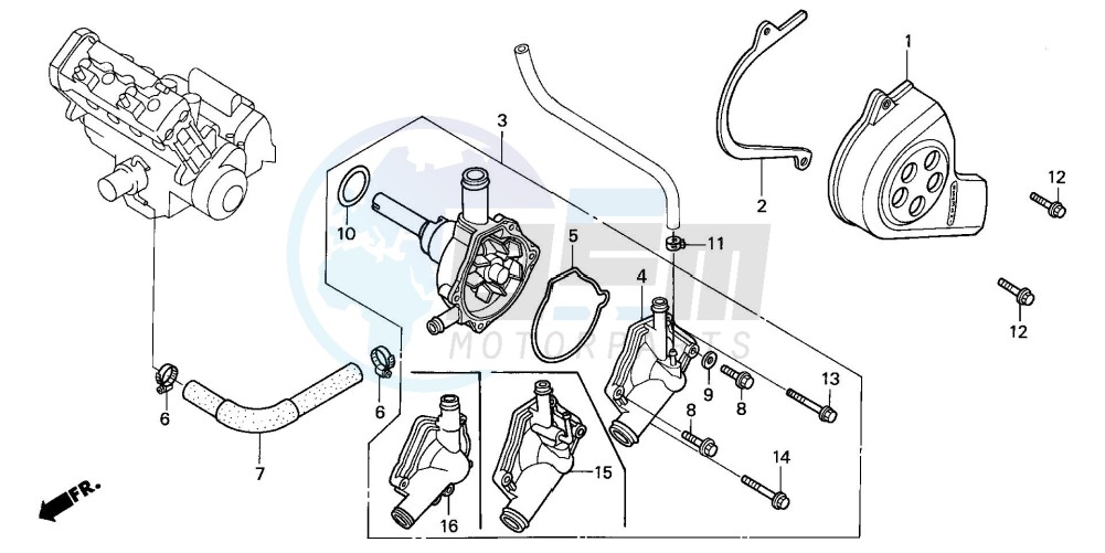 WATER PUMP blueprint