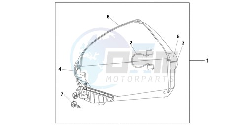 45L TOP BOX COOL WHITE image