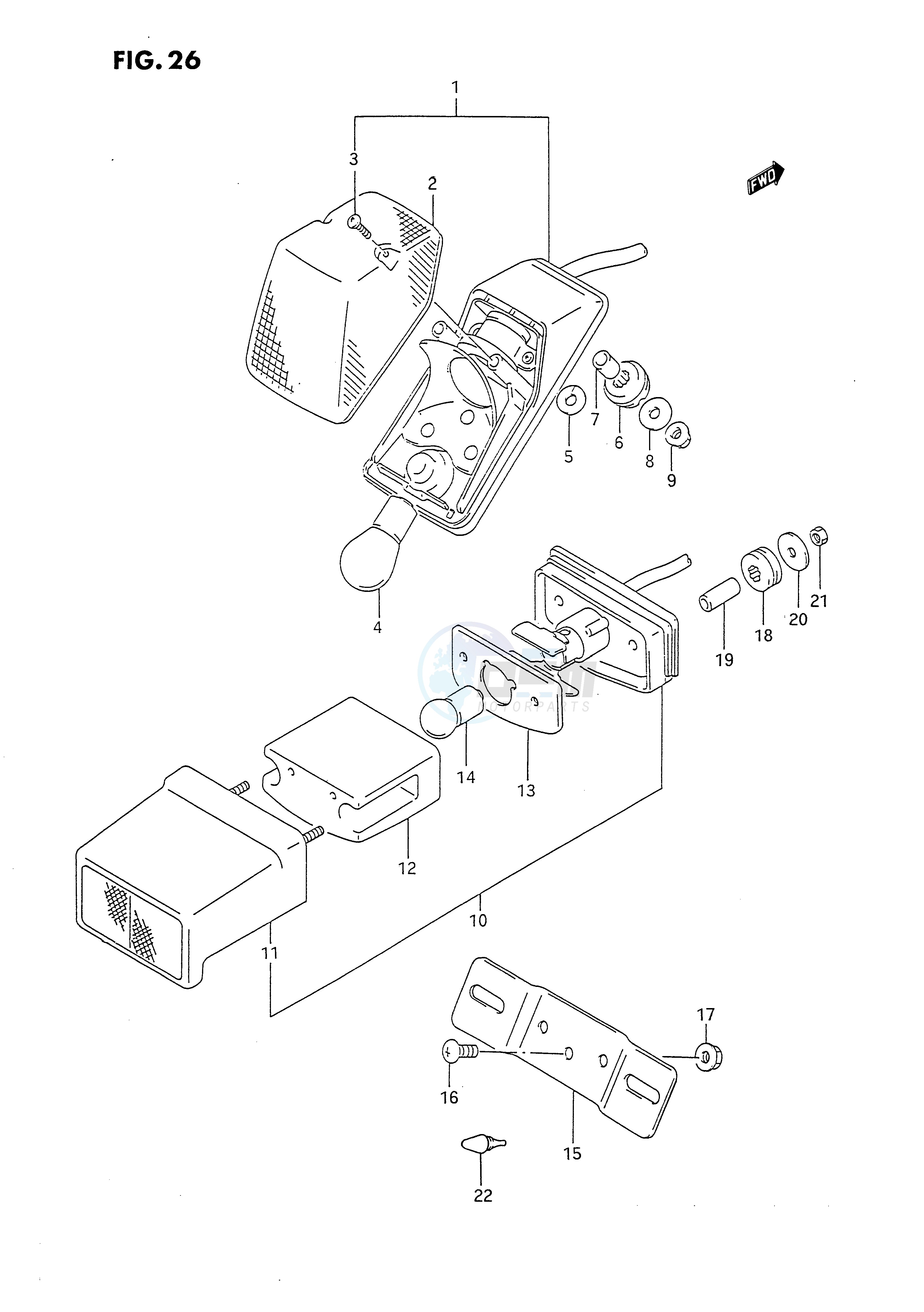 TAIL LAMP blueprint