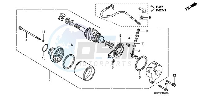 STARTING MOTOR blueprint