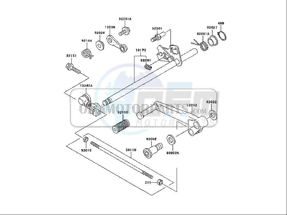 GEAR CHANGE MECHANISM blueprint