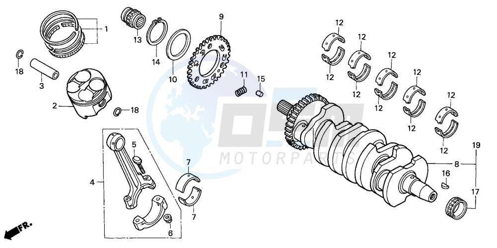 CRANKSHAFT/PISTON blueprint