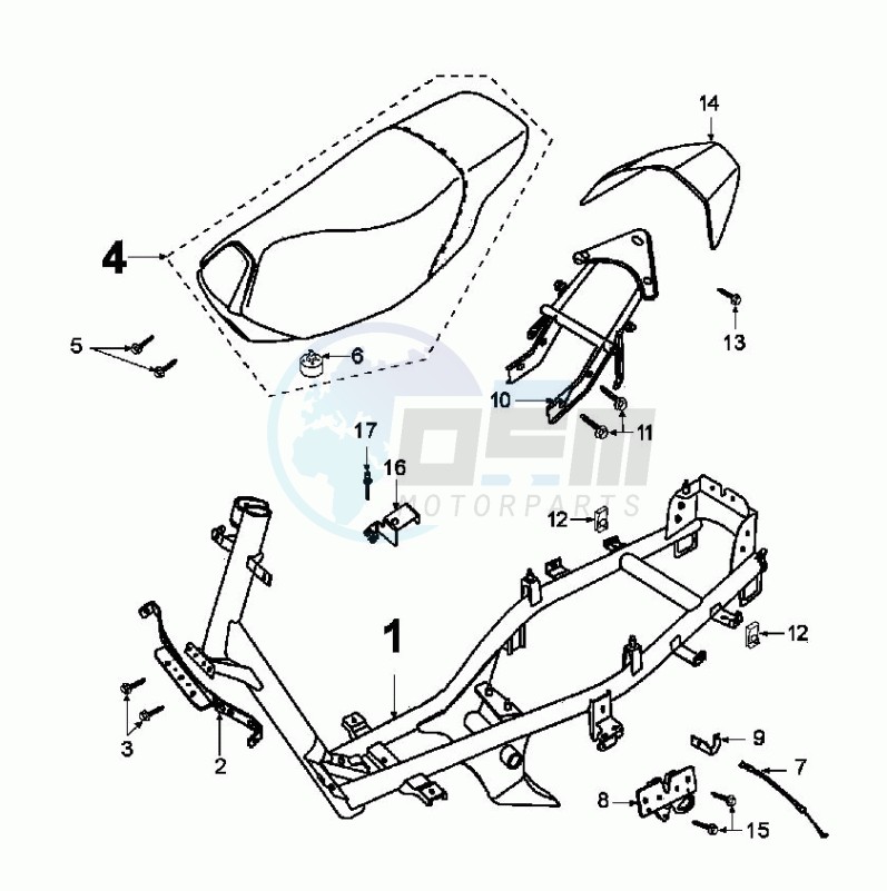 FRAME AND SADDLE blueprint