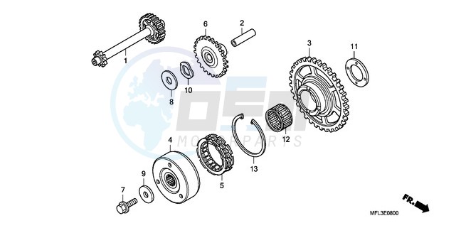 STARTING CLUTCH blueprint