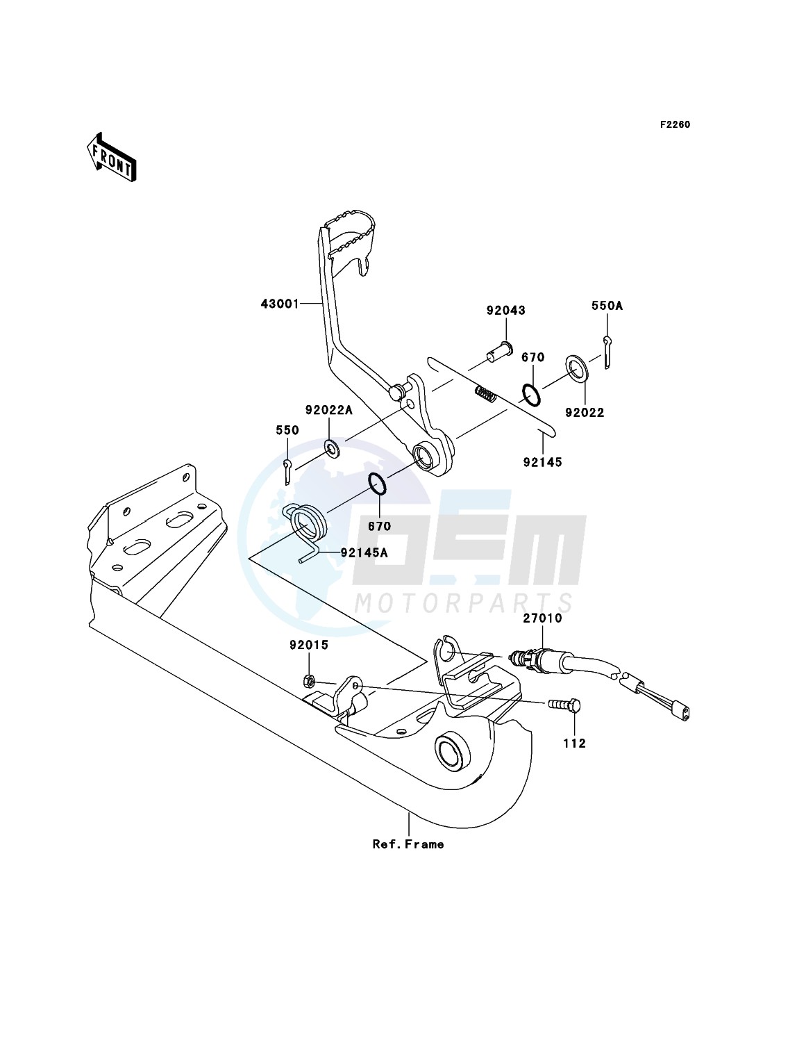 Brake Pedal blueprint