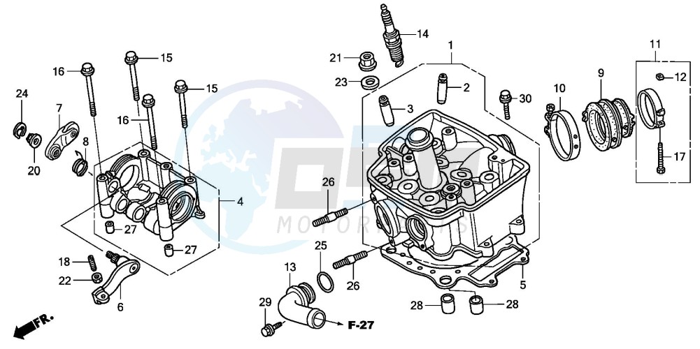 CYLINDER HEAD blueprint