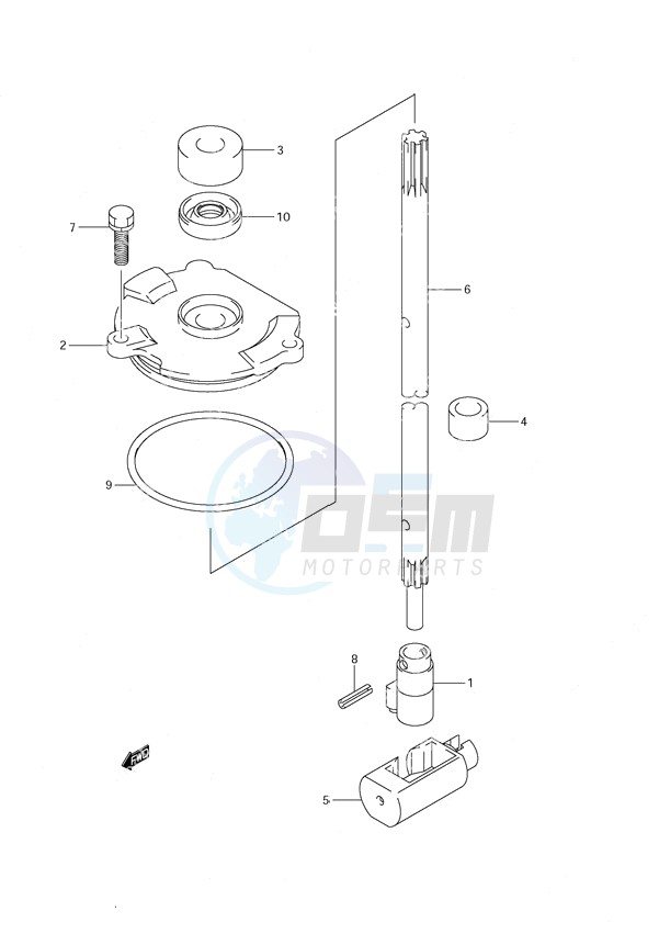 Clutch Rod (S/N 682149 & Newer) blueprint