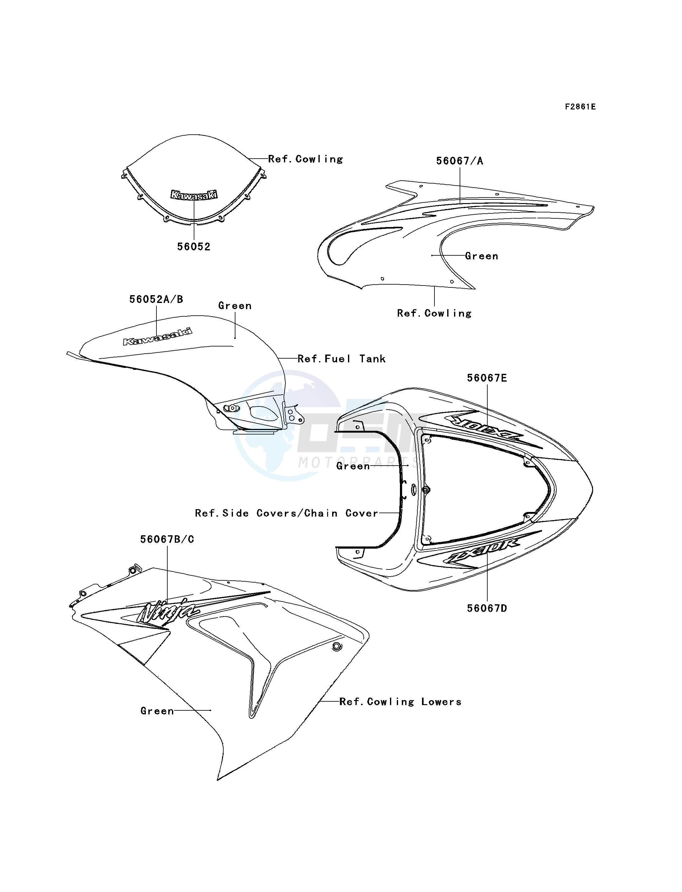 DECALS-- GREEN- --- D7F- - blueprint