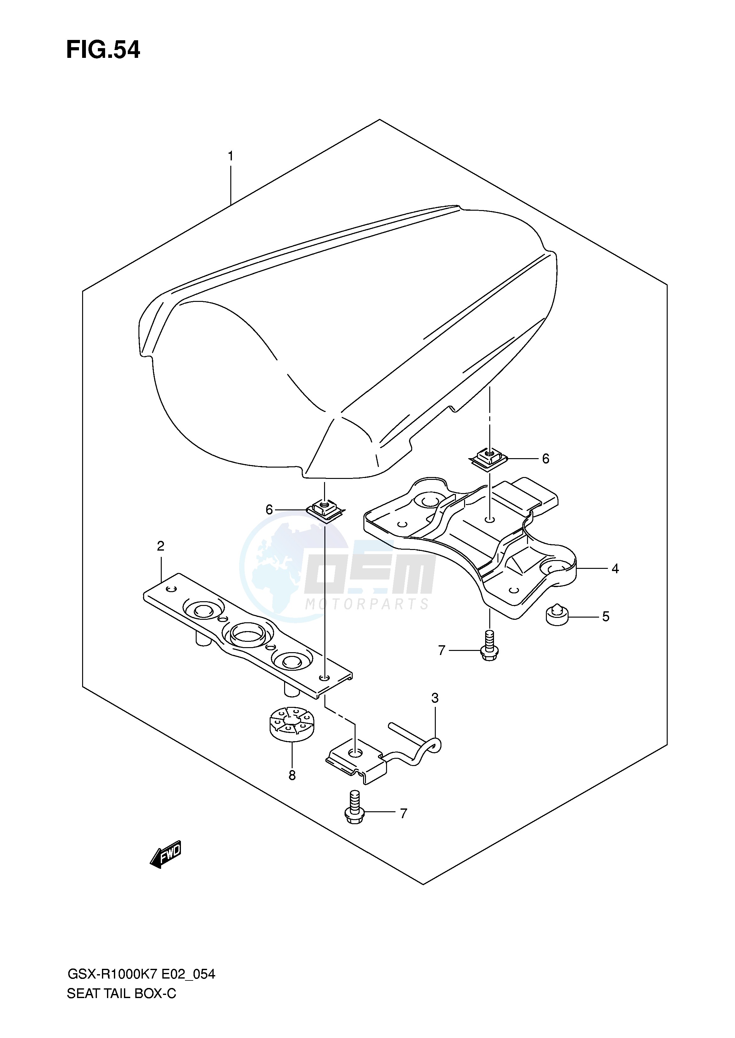 SEAT TAIL BOX blueprint