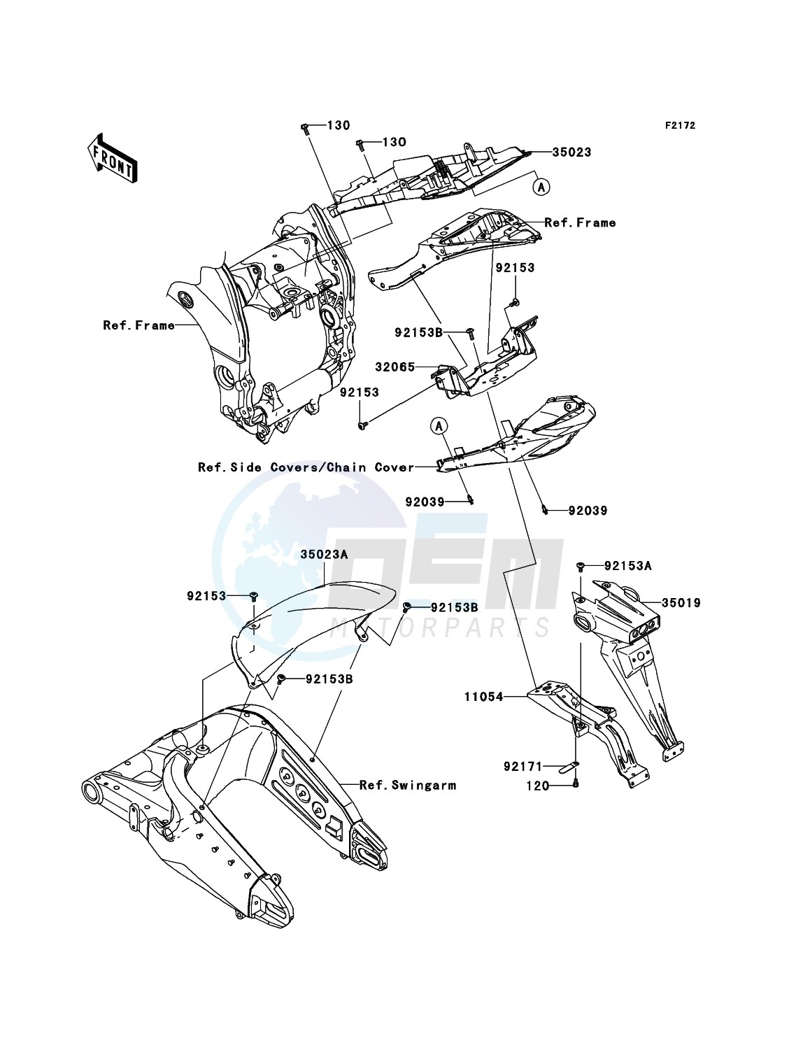 Rear Fender(s) blueprint