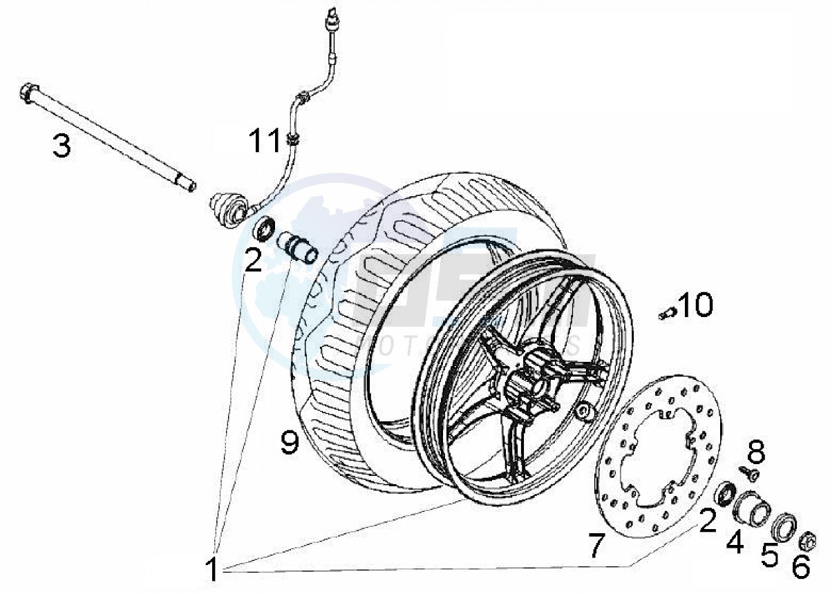 Front wheel (Positions) image