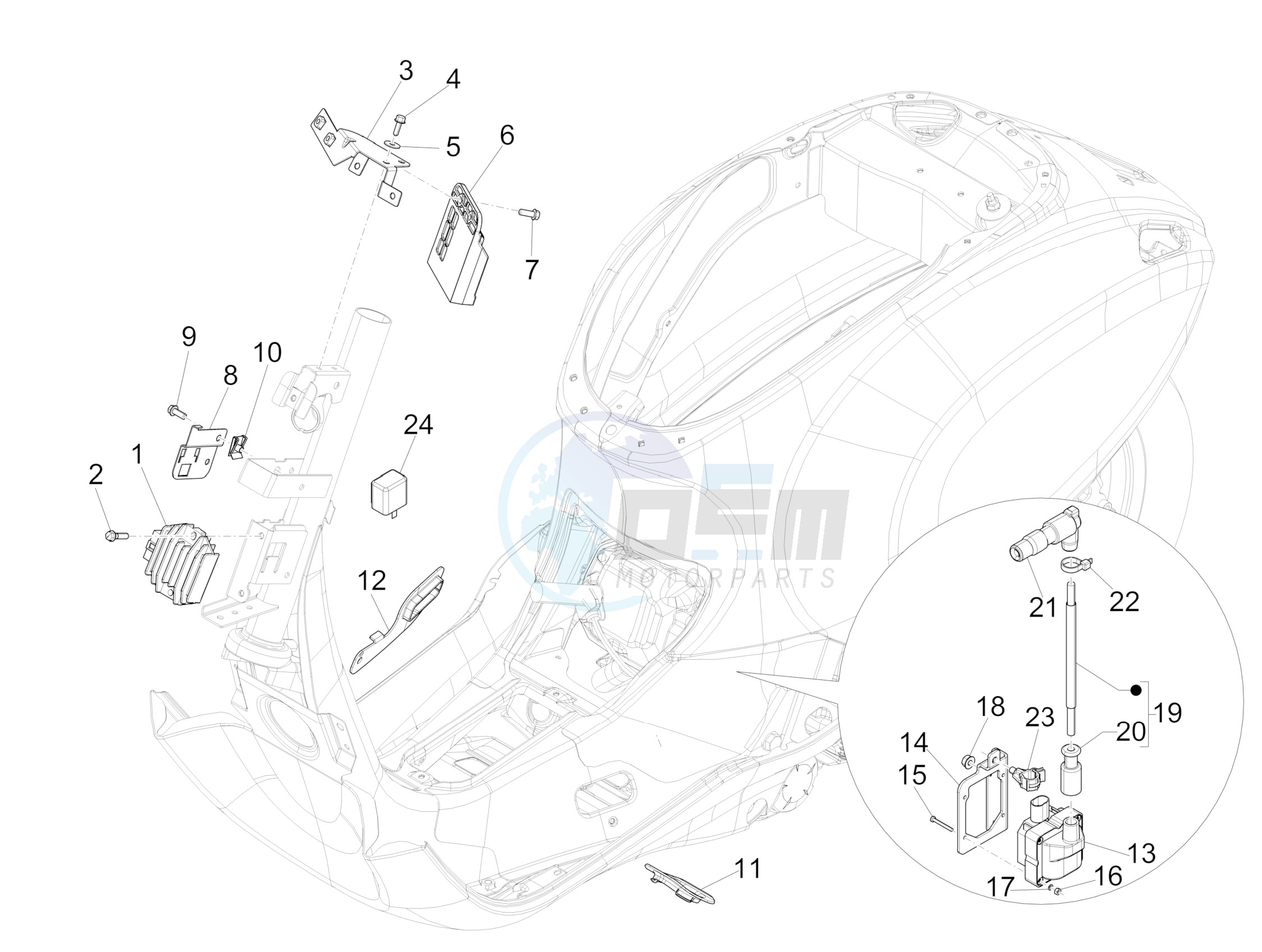 Voltage Regulators - Electronic Control Units (ecu) - H.T. Coil blueprint