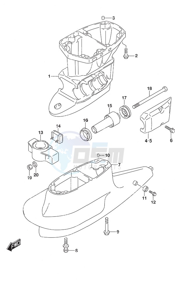 Drive Shaft Housing High Thrust image