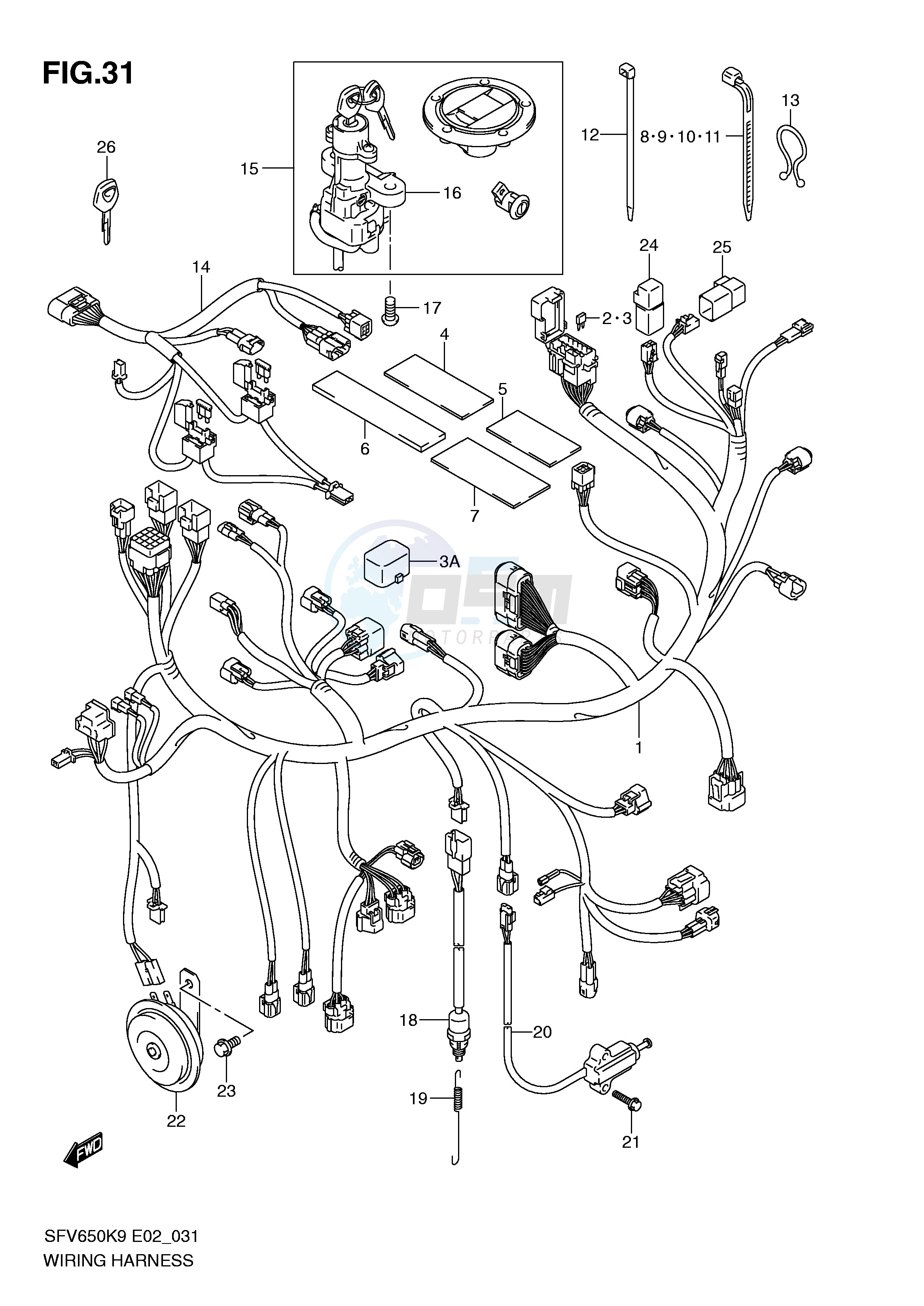 WIRING HARNESS blueprint