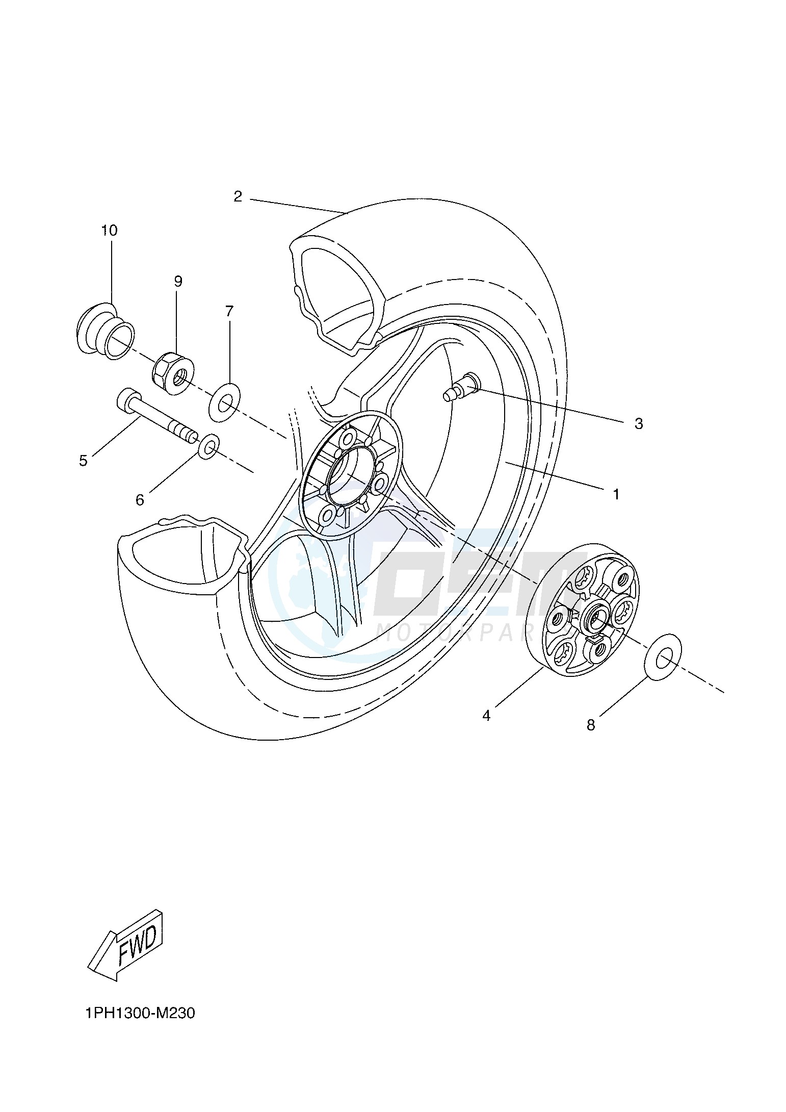 REAR WHEEL blueprint