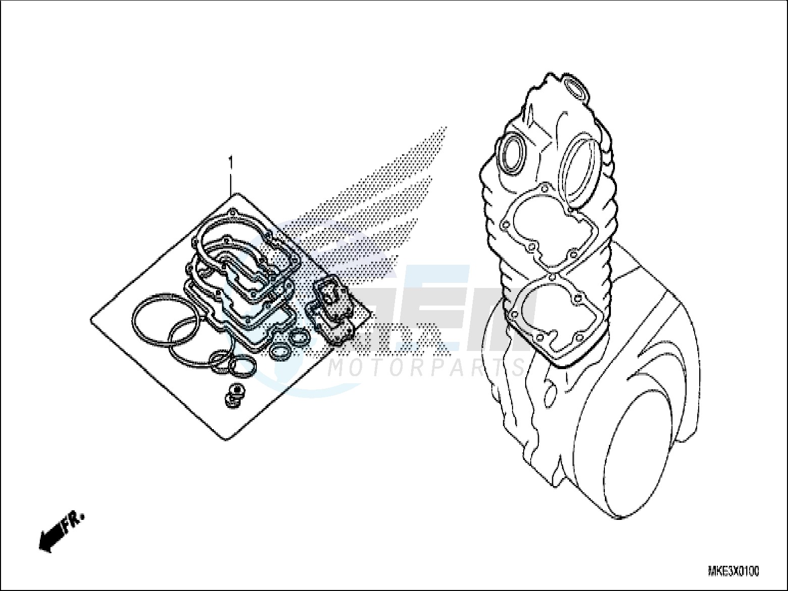 GASKET KIT A blueprint