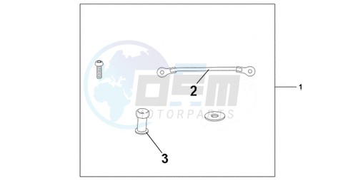 TANK BAG ATT KIT blueprint