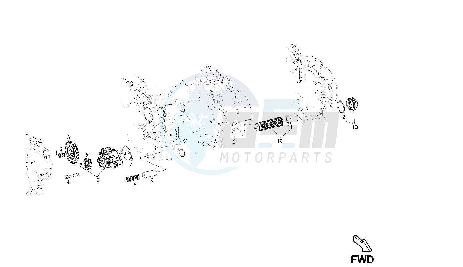 OIL PUMP blueprint