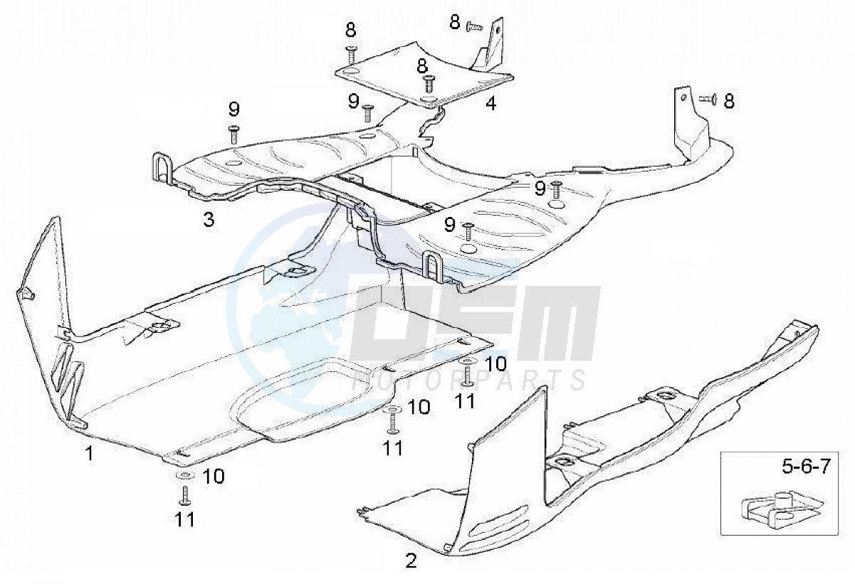 Floor panel (Positions) blueprint