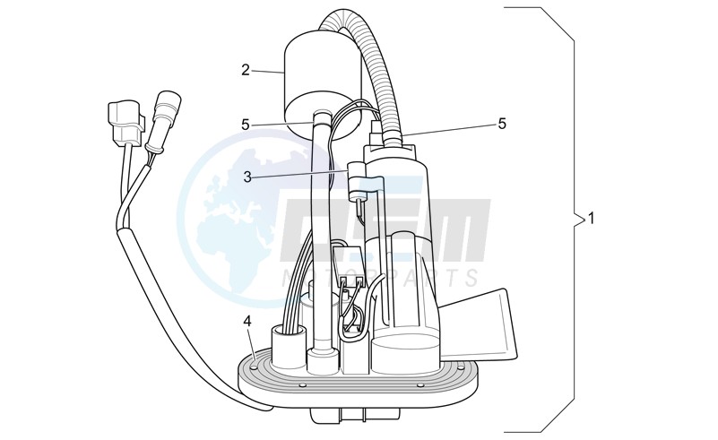Internal fuel pump image