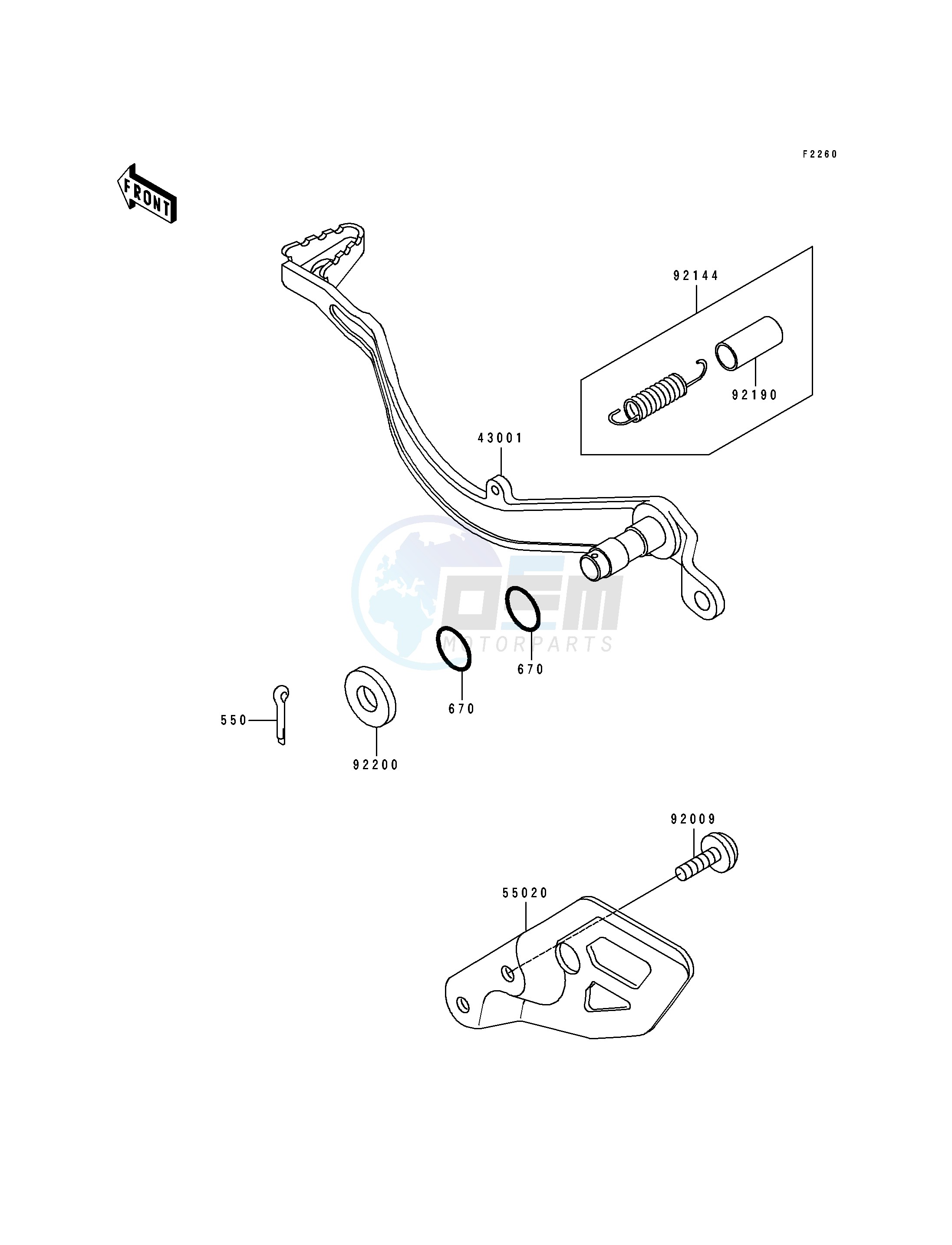 BRAKE PEDAL blueprint