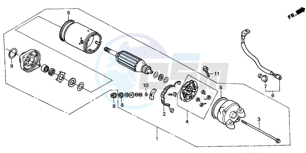 STARTING MOTOR image