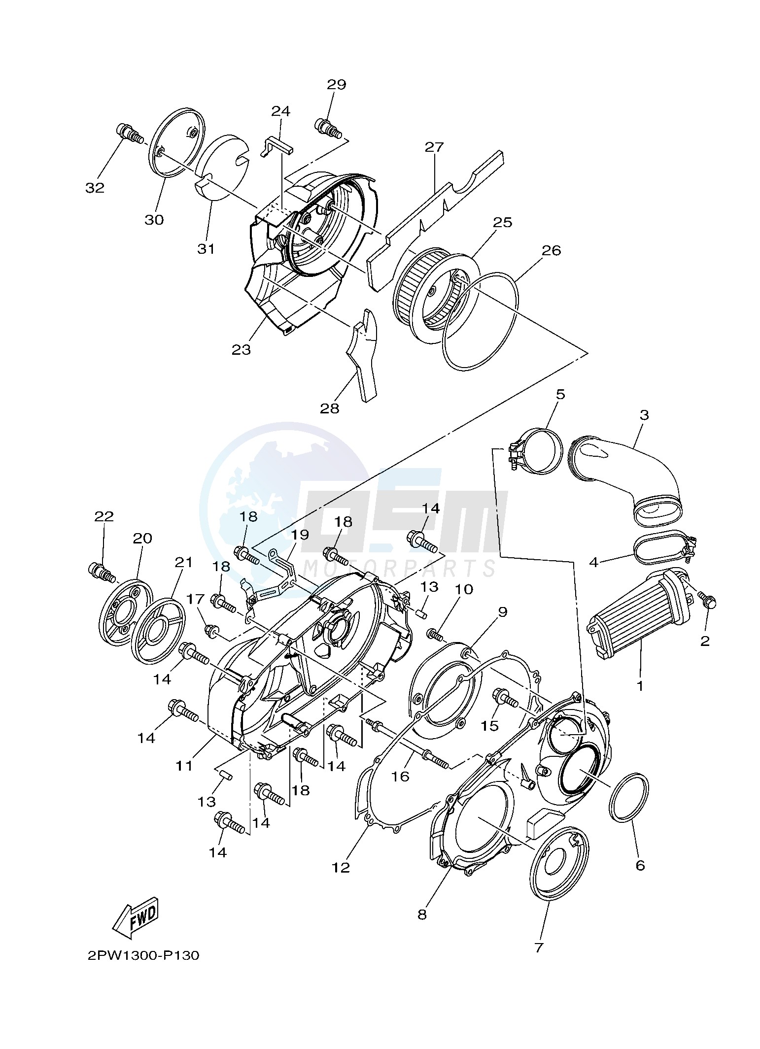 CRANKCASE COVER 2 image