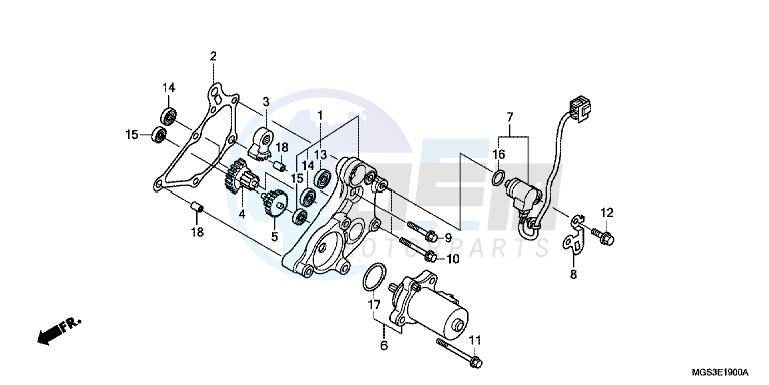 REDUCTION GEAR blueprint