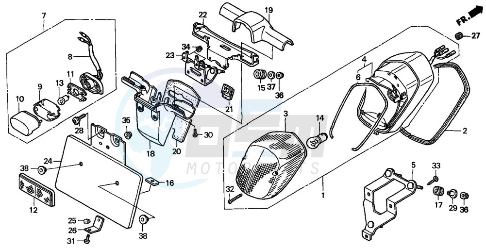 TAILLIGHT (VT750C/C2/NV750C2) image