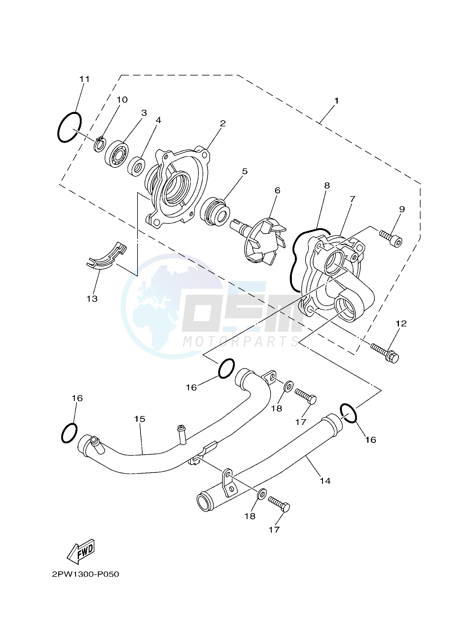 WATER PUMP blueprint