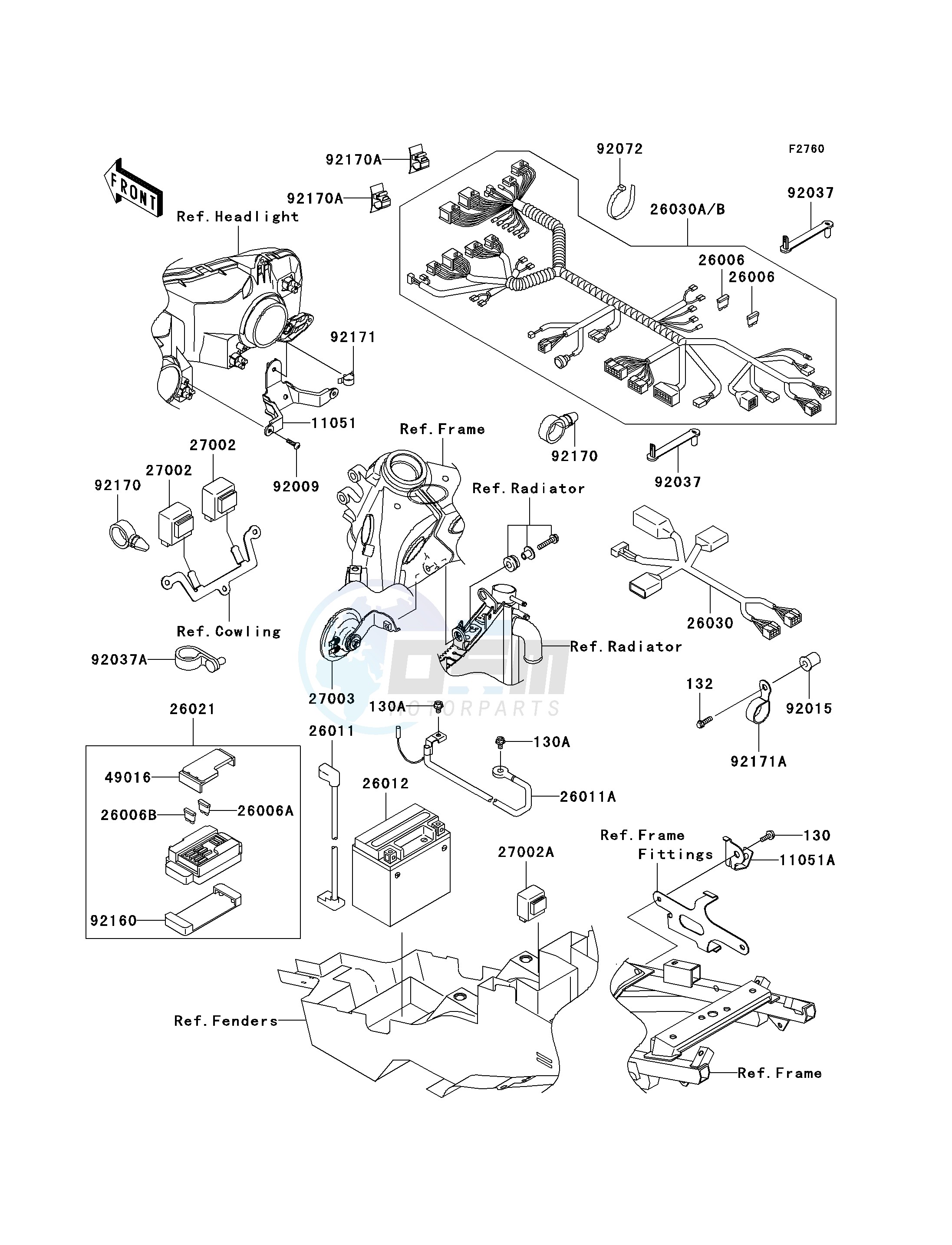 CHASSIS ELECTRICAL EQUIPMENT blueprint