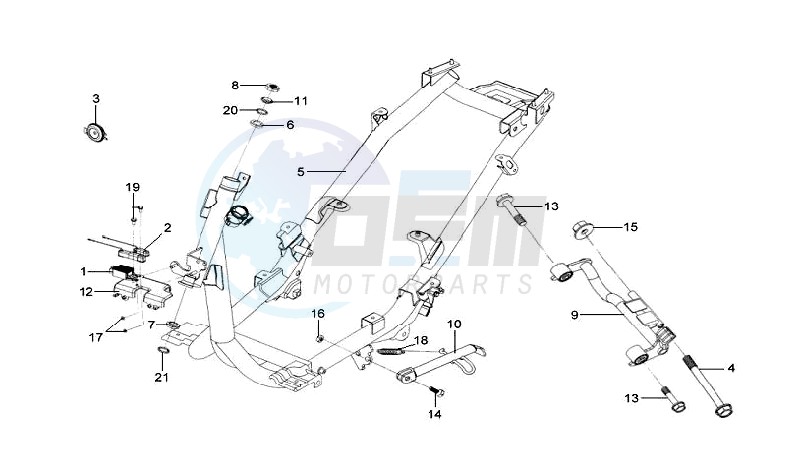 FRAME / ENGINE MOUNT blueprint