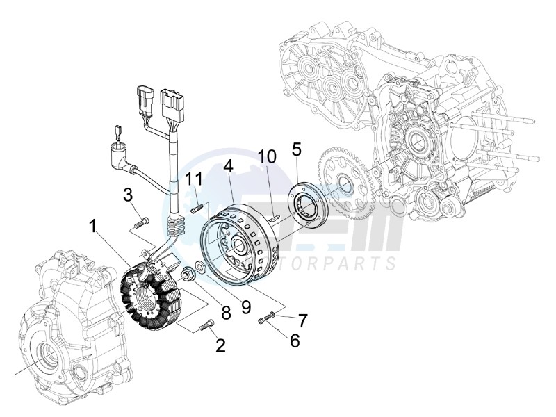 Flywheel magneto blueprint