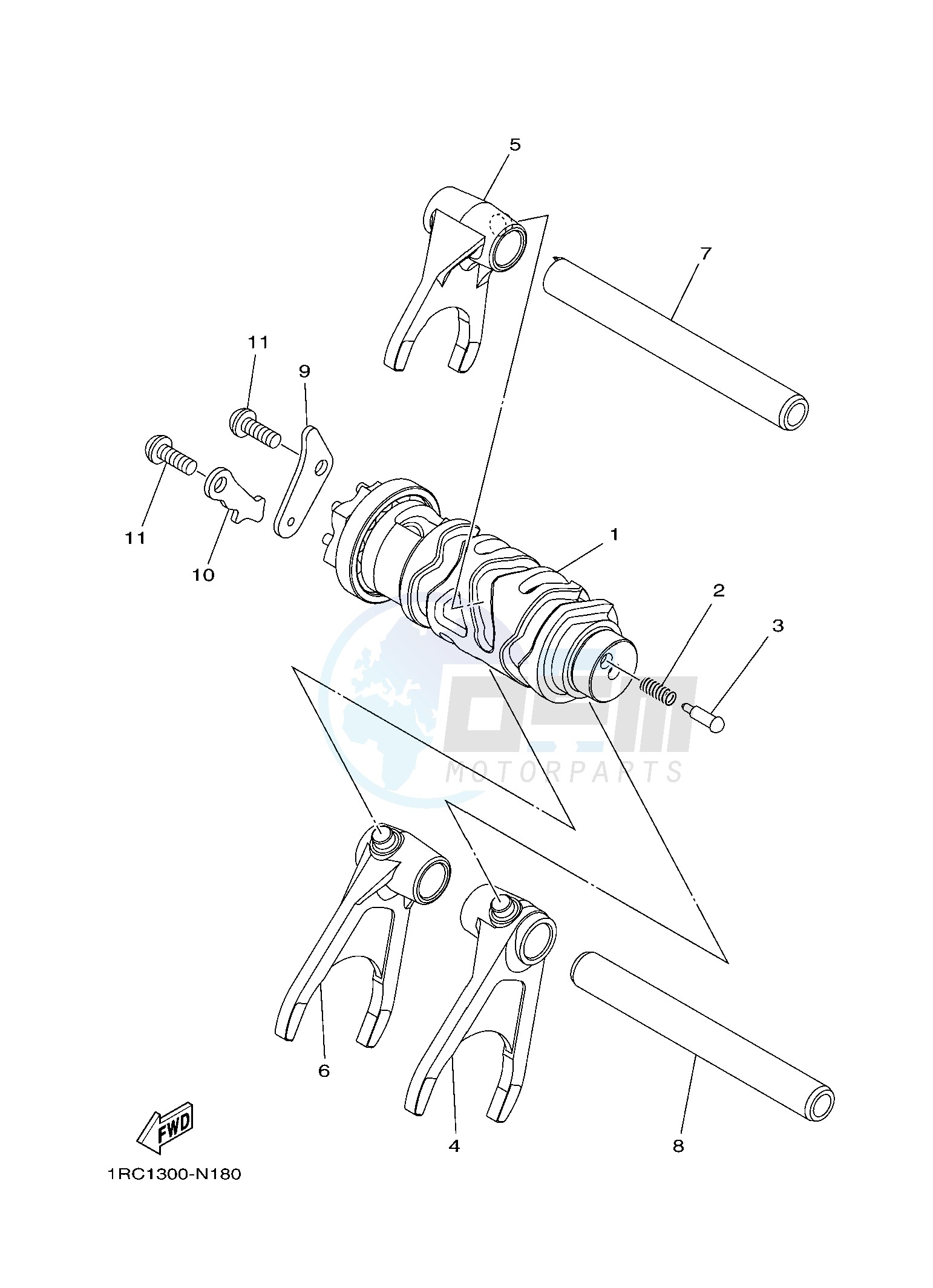 SHIFT CAM & FORK blueprint