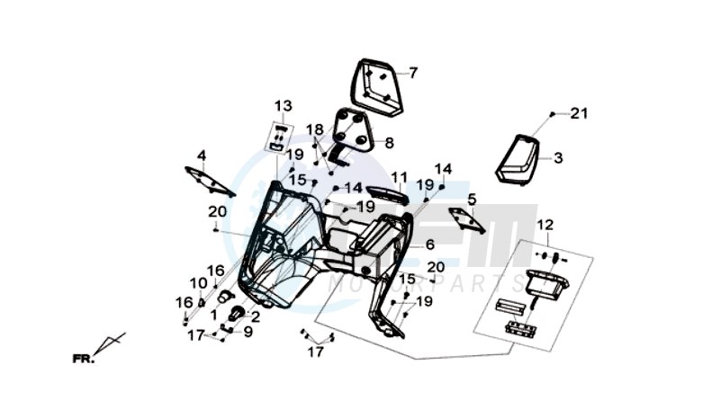 COWLING INNER FR PLATE image