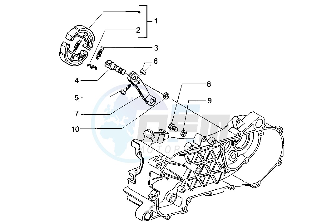 Rear brake lever image