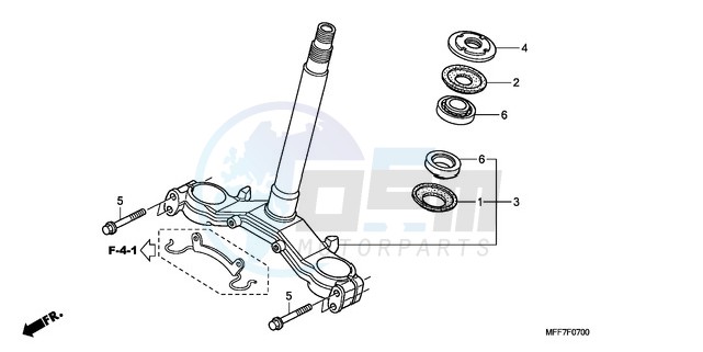 STEERING STEM blueprint