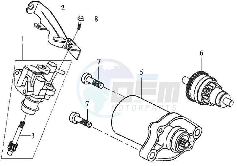 STARTER / OILPUMP image