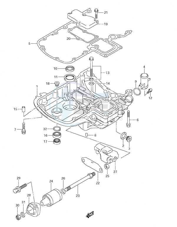 Engine Holder (S/N 681518 & Newer) blueprint