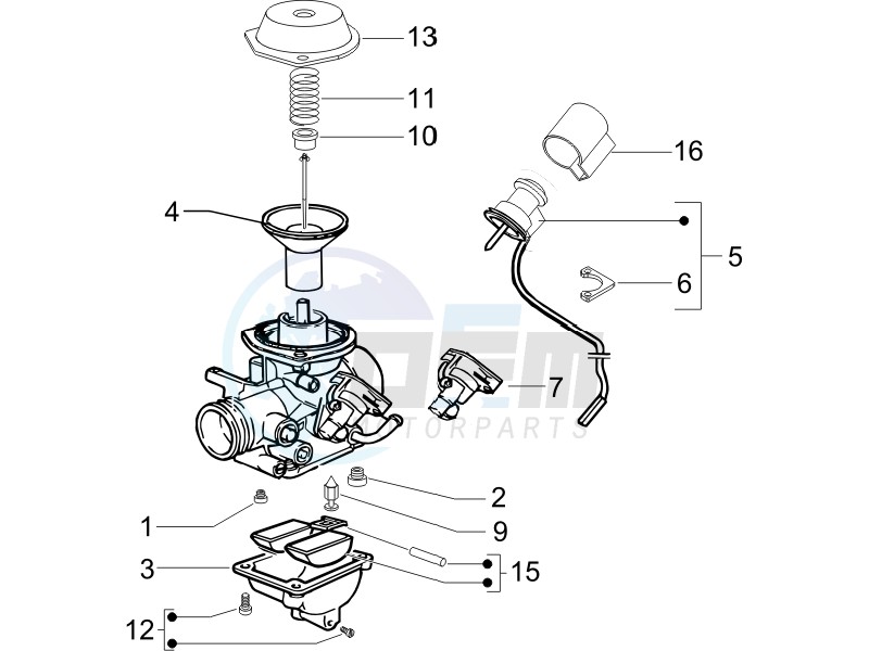 Carburetor components image