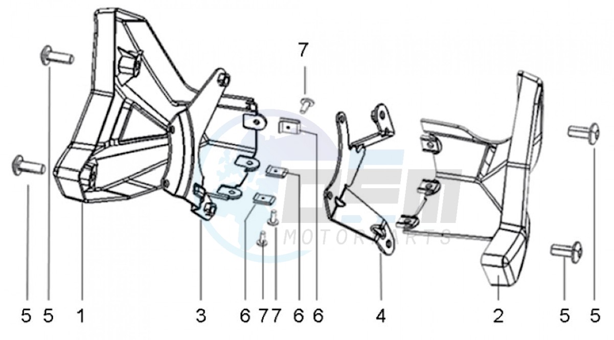 Rear fairing III (Positions) blueprint