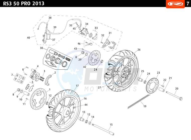 WHEEL - BRAKES blueprint