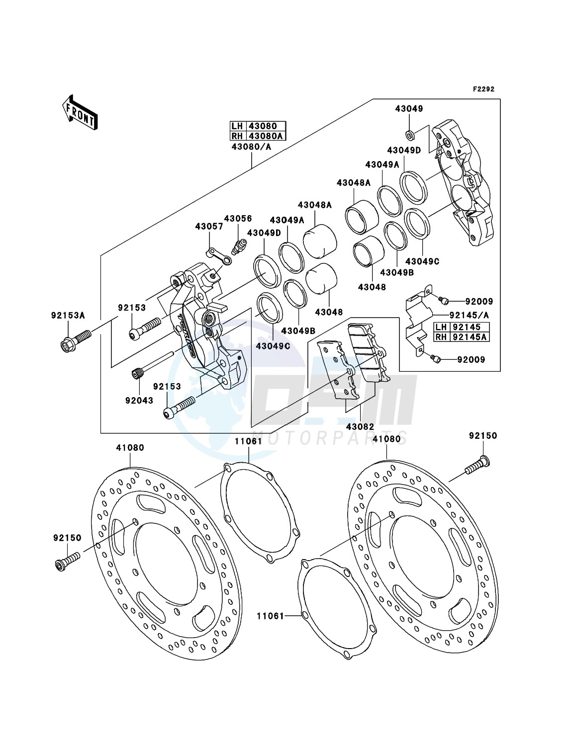 Front Brake blueprint