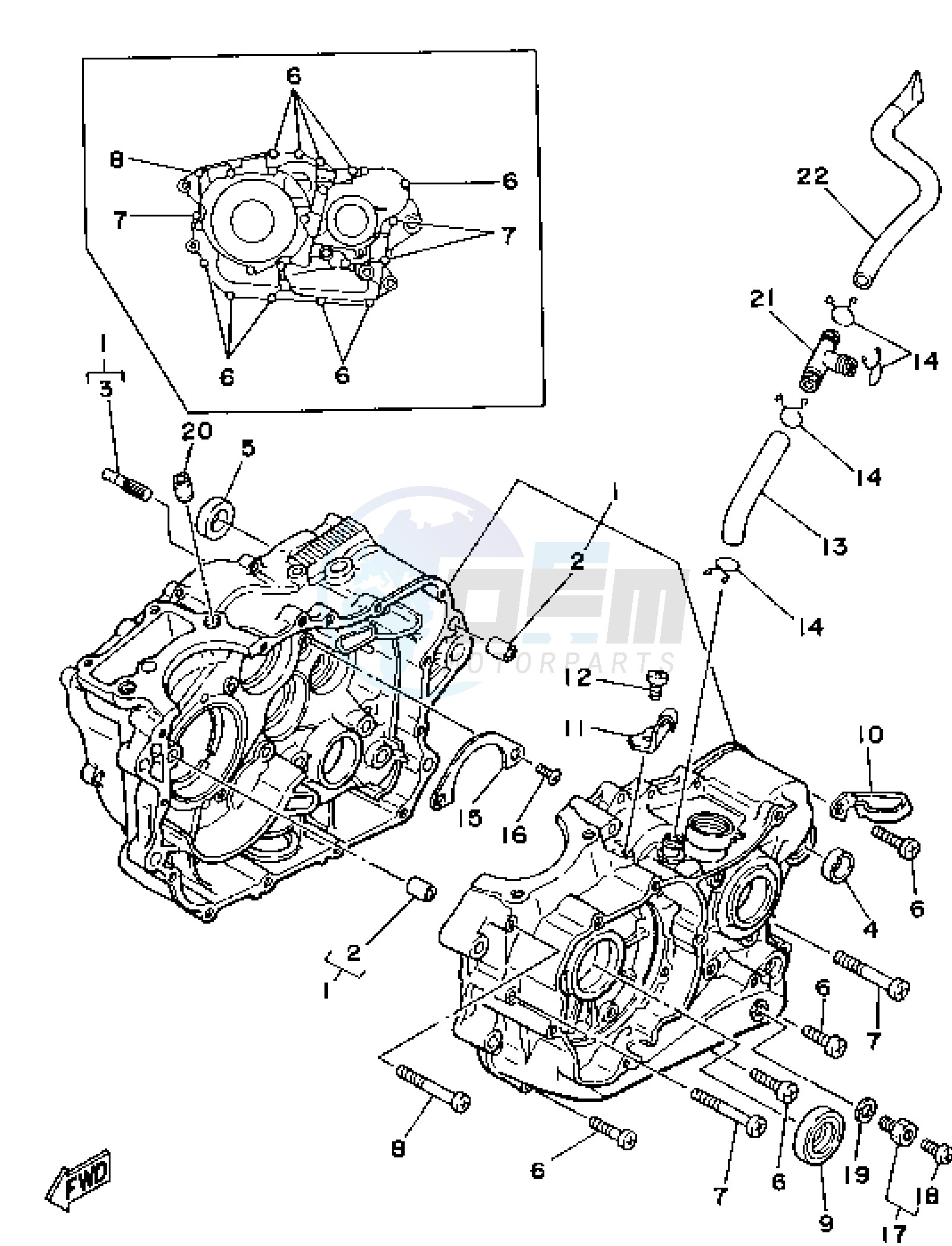 CRANKCASE blueprint