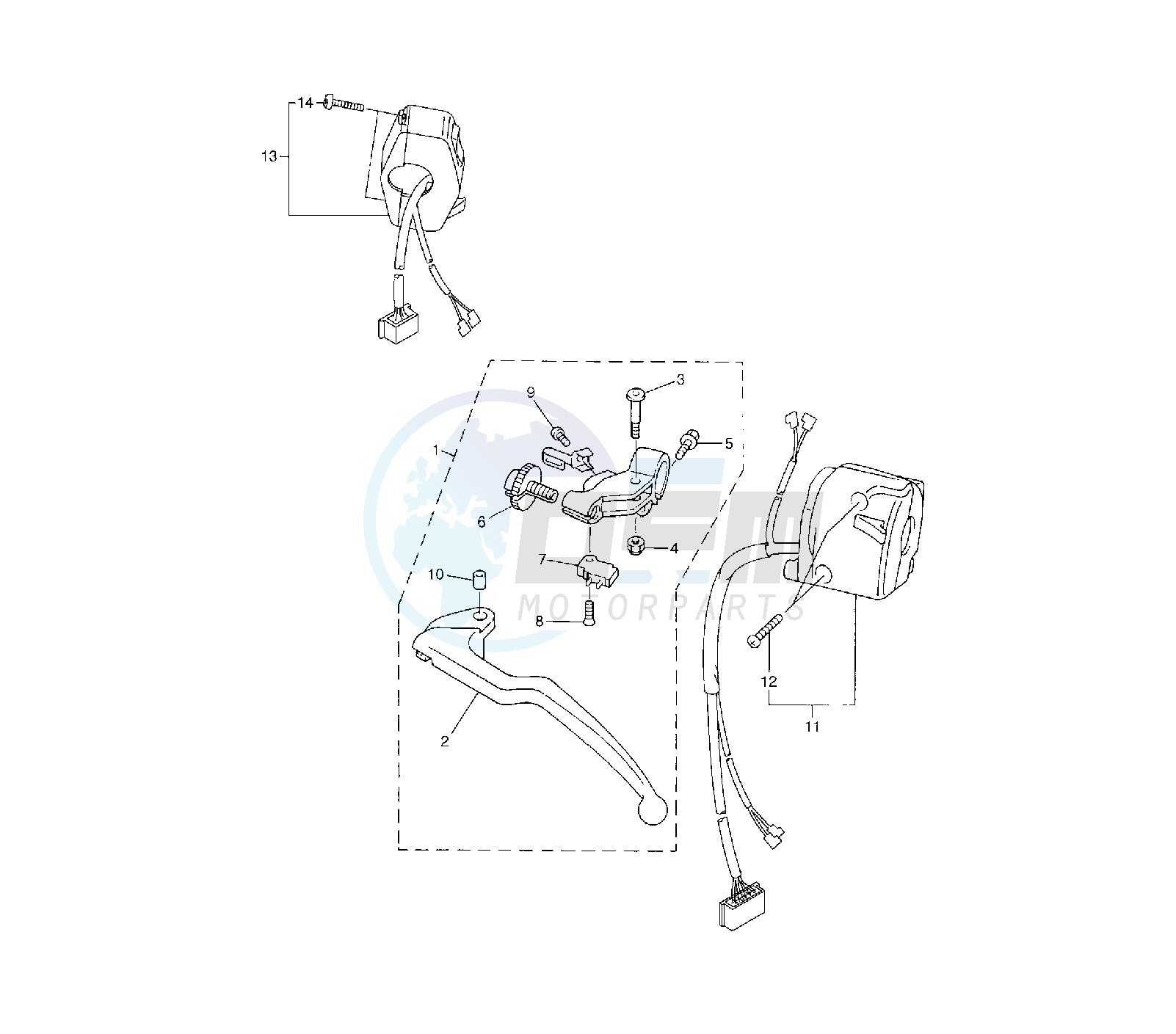 HANDLE SWITCH AND LEVER image