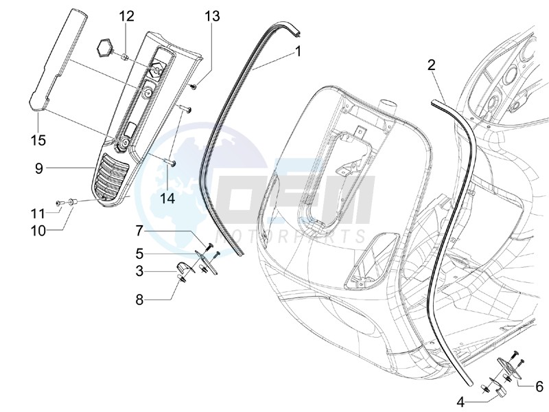 Front shield blueprint