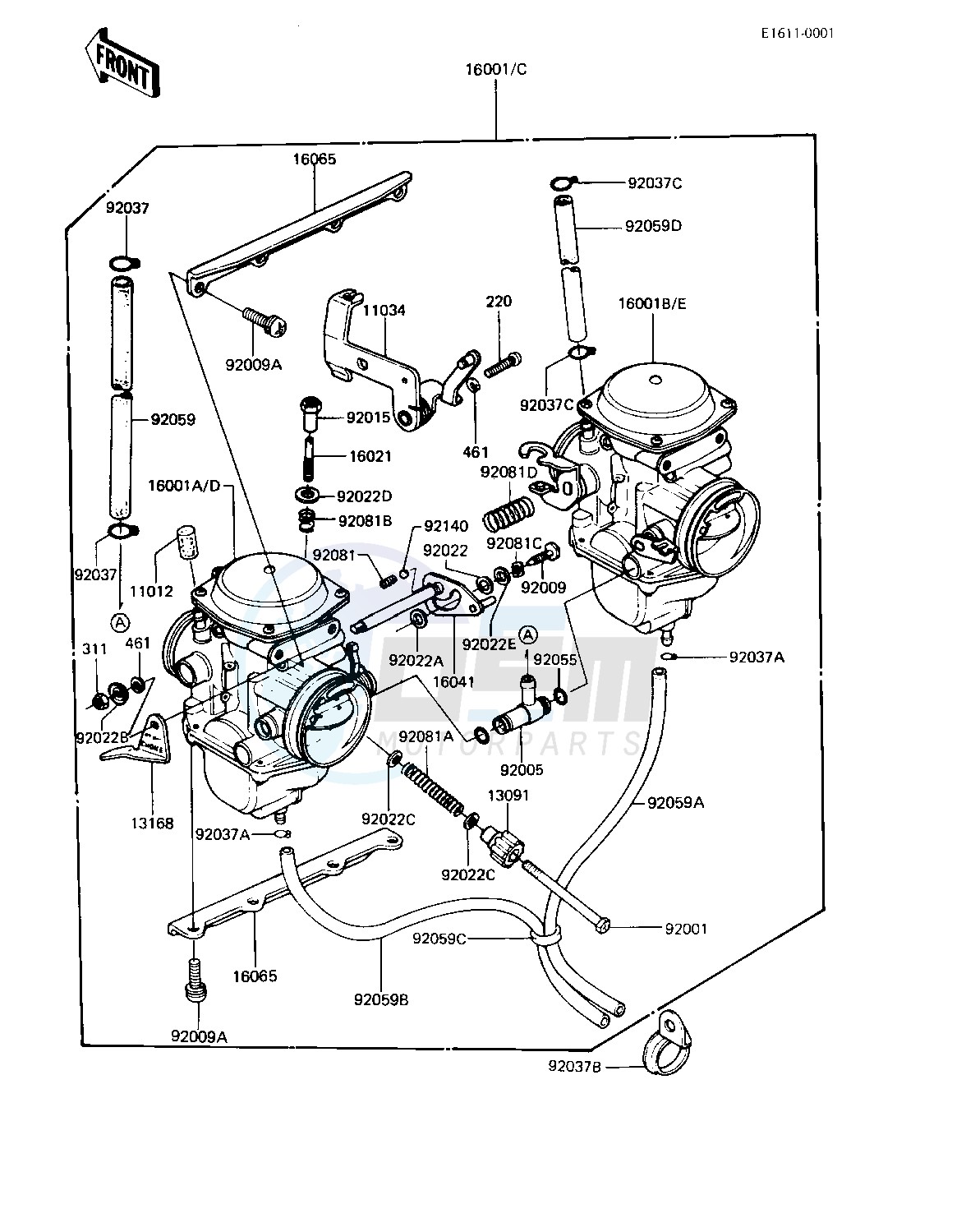 CARBURETOR ASSY -- 81-83 A2_A3_A4- - blueprint
