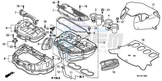 AIR CLEANER blueprint