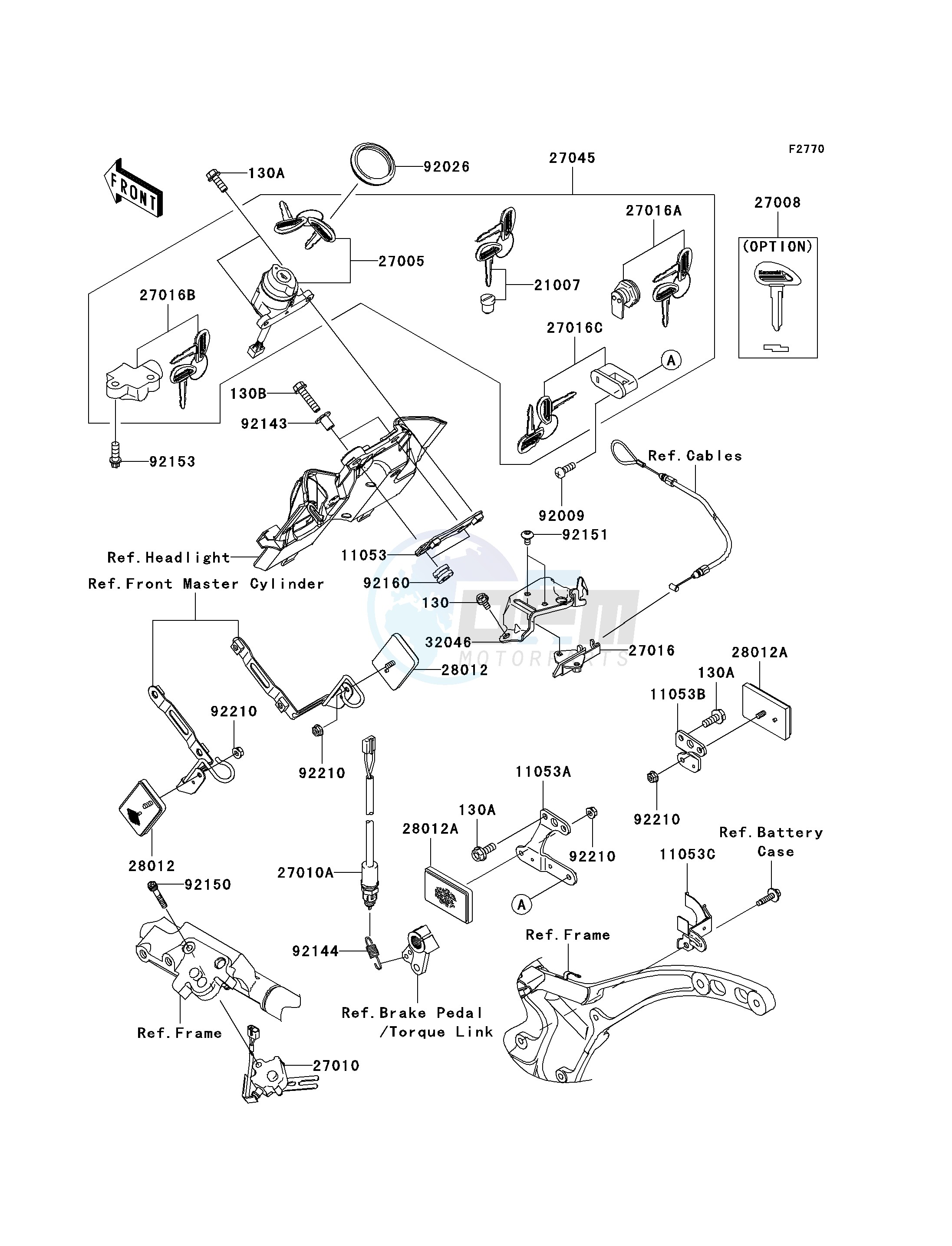 IGNITION SWITCH_LOCKS_REFLECTORS blueprint