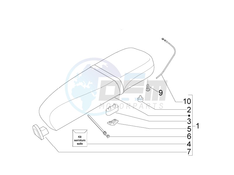 Saddle - Tool roll blueprint